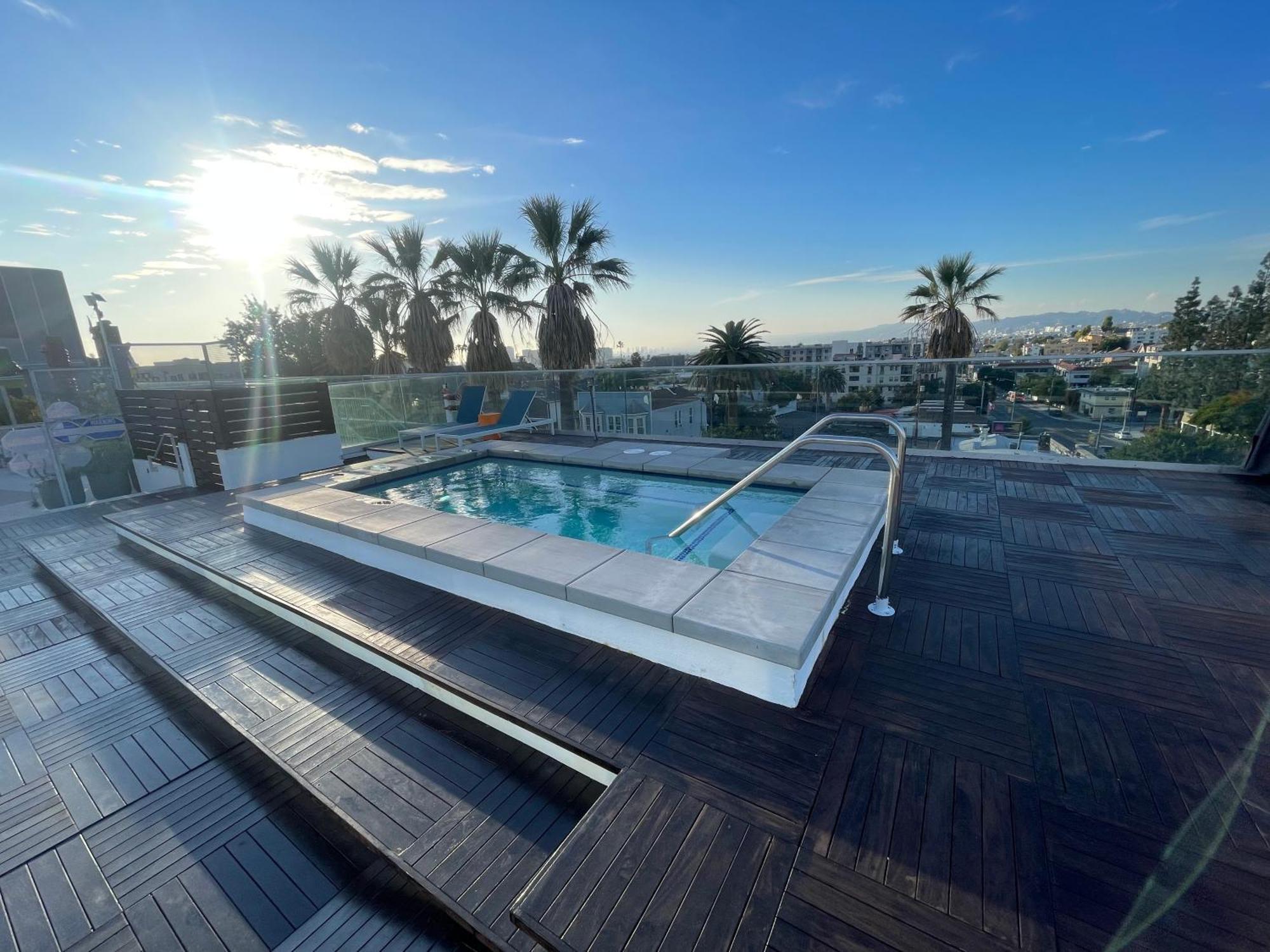 Luxury Downtown Los Angeles Penthouse Condo With Skyline Views Eksteriør billede